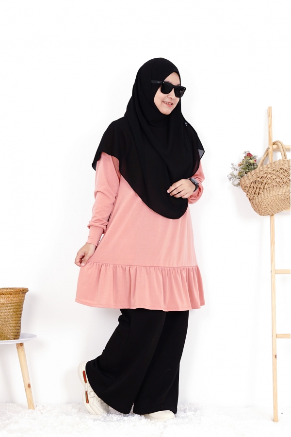 Maryam Blouse - Peach Lembut